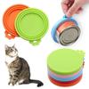 Kitchen Cat Dog Wet Food Storage Reusable Silicone Tin Cover Can Lids Pet Food Can Covers
