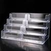 Transparent Business Card Box Display Holder Business Card Storage Box  Organization Stand