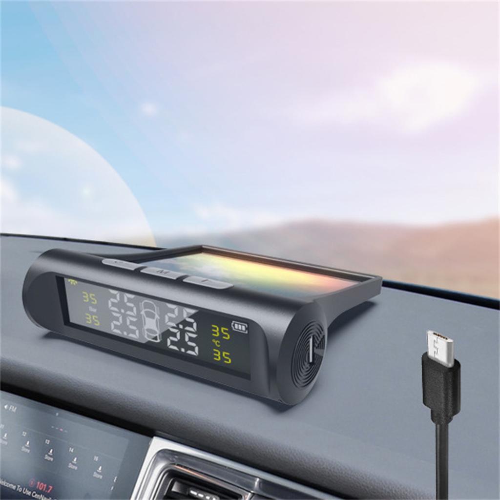 Solar TPMS/Car Tire Pressure Monitor/Solar Charging/Tire Pressure Monitoring System/External Sensor