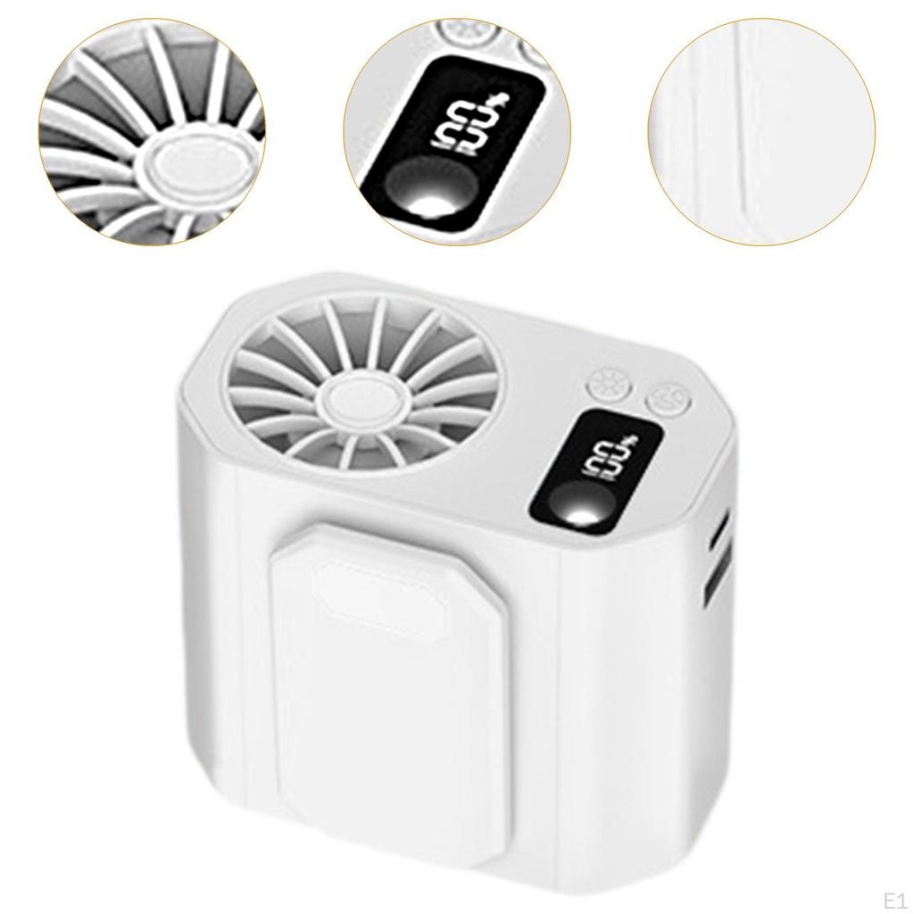 Портативный поясной зажим для вентилятора, многофункциональный, легкий, бесшумный, небольшой, персональный, перезаряжаемый