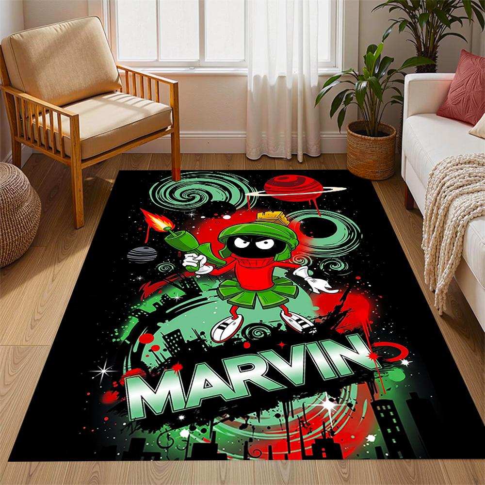 Space Adventure With Friends Themed Anti-Slip Rugs - Polyester Home Decor, Suitable for Bedrooms, Living Rooms, Doorways, Studios, and Decorations