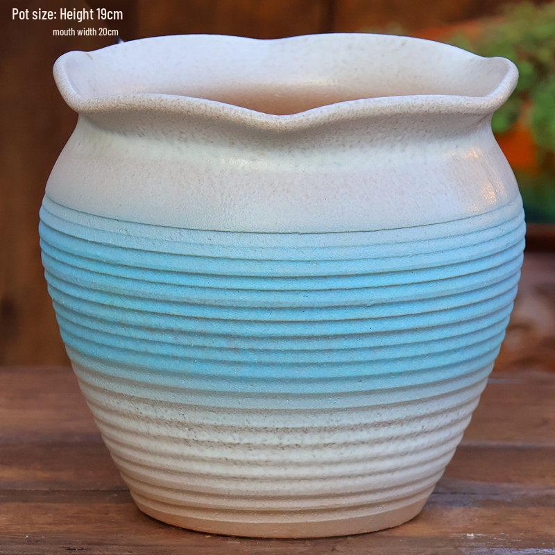 Специальное предложение: Высокий ретро-керамический цветочный горшок для суккулентов или зеленого редиса