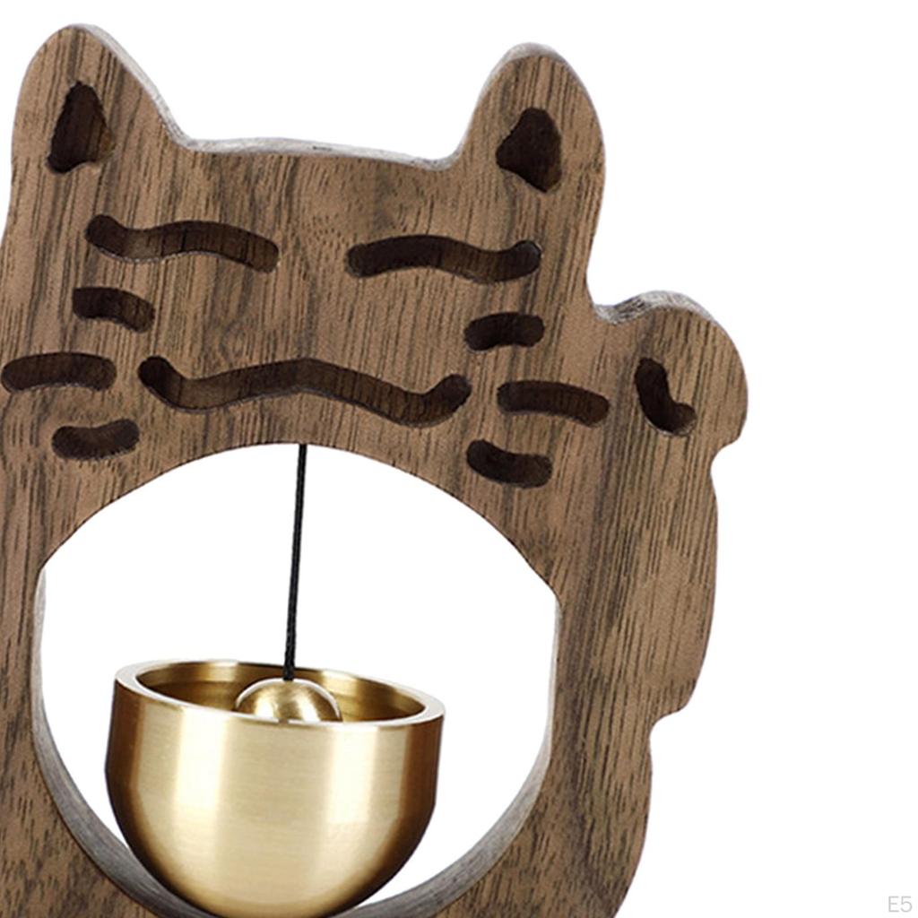 Металлический подвесной колокольчик в форме кошки для холодильника, кофейни, шкафа, телевизора