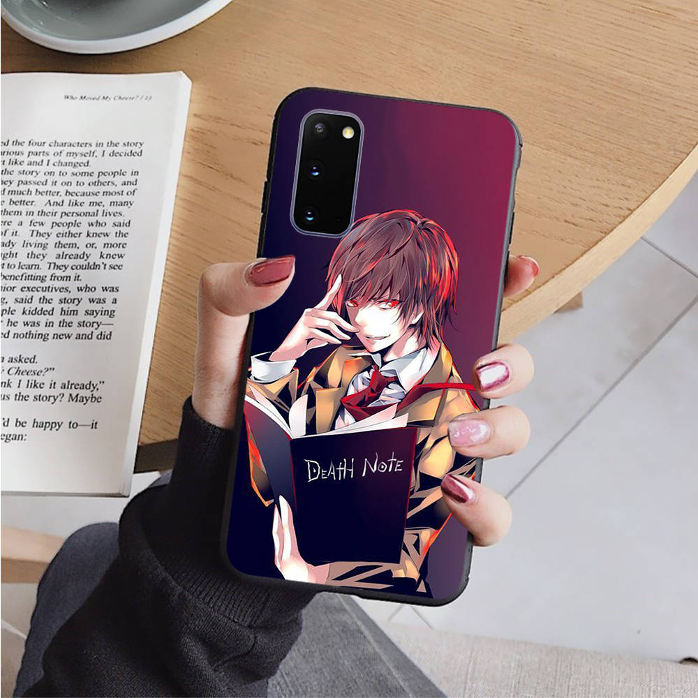 AD88 Death Note черный чехол для OPPO Reno 8 6 5 4 Pro Find X3 A17 A31 A38 A40 A53 A54 A55 A74 A76 A78 A77 A80 A94 A95 A96 Pro Sofe Cover