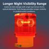 Solar Powered Emergency Warning Light Rain-proof Warning Strobe Light  Road Site