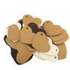 New 100Pcs Heart Shape Hang Tag DIY Gift Tags Christmas Decoration Cards Gift Wrapping Paper Labels Scrapbooking Home Supplies
