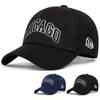 Fashion CHICAGO Embroidery Baseball Cap Men Women Spring Summer Sun Hats Cotton Snapback Hat Unisex Hip Hop Trucker Caps Gorras
