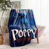 Custom Name Huggy Wuggy Theme Printed Blanket - Perfect for Couch, Bed, Travel & Outdoor Use | Machine Washable, Cozy & Durable.