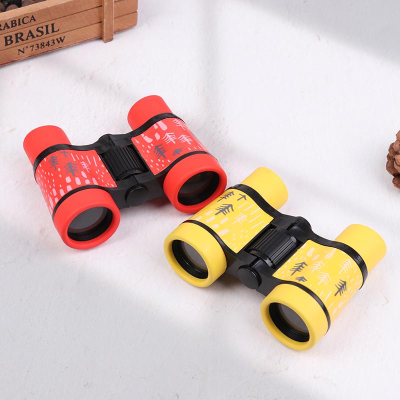 4x30 Telescope Children Outdoor Camping Binocular Telescope With Storage Bag Kids Educational Learning Telescope Birthday Gifts