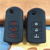 Силиконовый чехол для ключа для Mazda 3, 6, RX-8, M2, M3, M5 с пультом и раскладным ключом