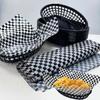 Foodservice Fast Food Baskets 100 Sheets Wax Deli Paper Reusable Oval Plastic Fruit Basket Fries Holder Basket Restaurant Snack