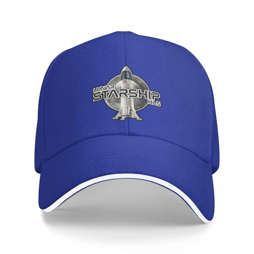 New SpaceX Lunar Starship HLS Baseball Caps Casquette Unisex Hats