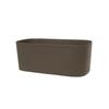 Planter with Water Reservoir - GARDEN ID Respect - Taupe 50 X 17 Cm - 100% Household Waste - 100% Recyclable - Structured Surface.