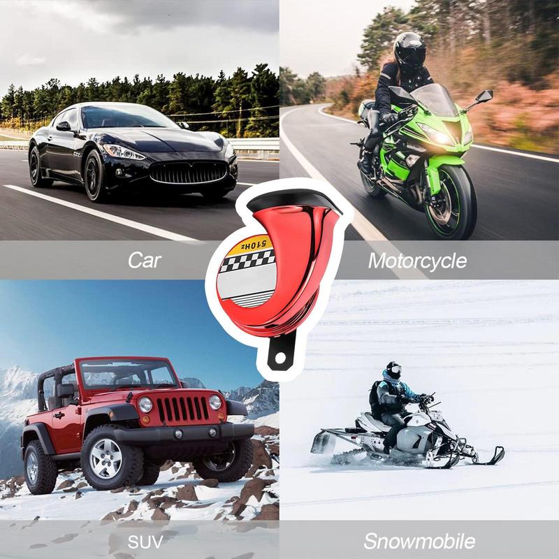 Улитка клаксон для автомобиля 115 дБ водонепроницаемый улитка клаксон для мотоцикла многоцелевой модный воздушный клаксон энергосберегающий клаксон для скутеров