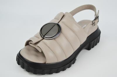 Босоножки на платформе 244100 36 Визон кожа