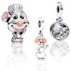 Игрушки Pixar Ratatouille Шармы Бусины Подвески Змея Подходят для Оригинального Браслета Ожерелья Бусины Для DIY Украшений Женский Подарок