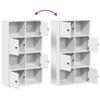 Bookshelf White 60 x 24 x 101.5 cm Engineered Wood