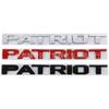 1/лот OEM для букв PATRIOT, эмблема заднего багажника автомобиля, боковой значок, паспортная табличка, наклейки