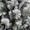 Artificial Christmas Tree with Pine Cones and Snow Effect 225 cm PVC & PE