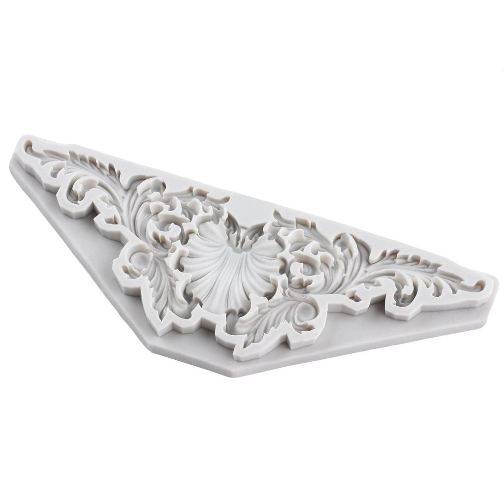Силиконовые формы для барочного рельефного кружева с цветами, барочная голова аватара, форма для мастики, инструменты для украшения торта, топпер для кекса, форма для конфет, шоколада, гампасты