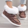Women Warm Boots Winter 2024 New Plush Snow Boots Female Casual Cotton Shoes Women Solid Round Toe Thickened Fluff Boots Women