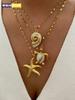 Elegant Fashion White Enamel Turtle Conch 18K Gold Plated Big Starfish Pendant Necklace for Women Party Daily Jewelry