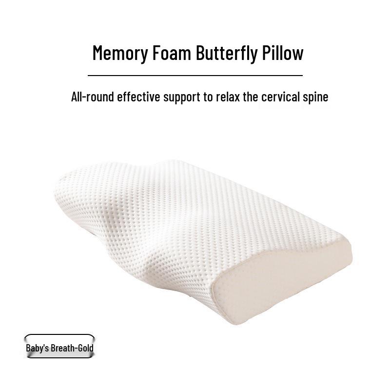 Подушка-бабочка с эффектом памяти - Поддержка шеи и шейного отдела позвоночника для трансграничного здравоохранения, помощь для сна
