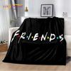Мягкое плюшевое одеяло с 3D принтом HD Friends TV Show, фланелевое одеяло для гостиной, спальни, кровати, дивана, чехол для пикника