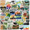 50 American State Oregon Graffiti Stickers Guitar Laptop Suitcase DIY Waterproof Stickers