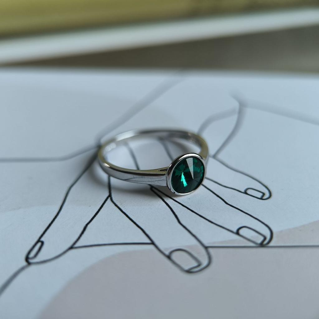 Silver Ring with Cubic Zirconia, Product Weight 1.39 G (60002206)