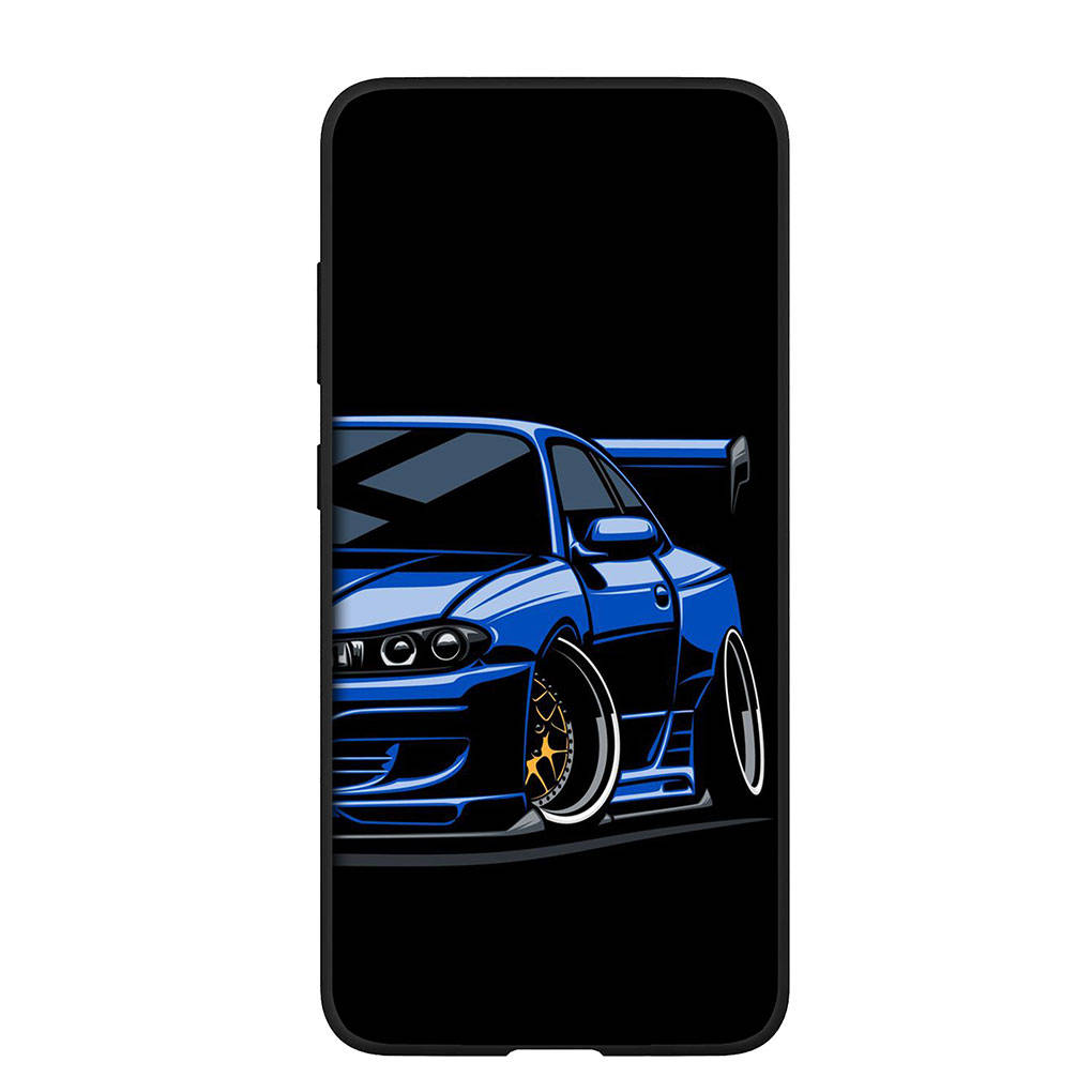 Чехол для телефона Samsung Galaxy S24 S23 iPhone 15 14 Xiaomi Redmi Note 13 12 11 8 10 9 Pro Max X XR OPPO A15 Huawei Initial D Super Car AE86 Supercar