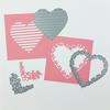 Love Metal Cutting Dies Heart Flower Dies Scrapbooking for Card Making DIY Craft Die Cut Stencil