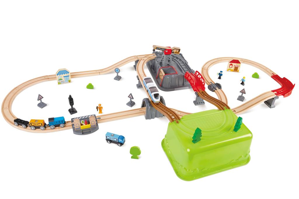 Hape Tidying Box Rail Set E3764 (Ages 3+)