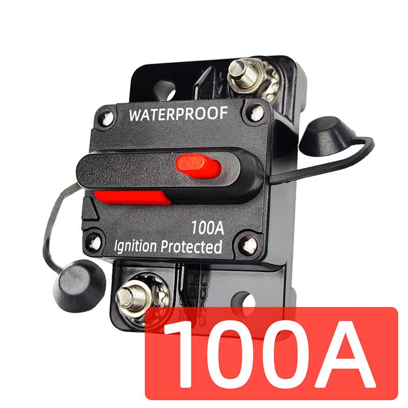 30A-300A Circuit Breaker Is Suitable For Marine Towing Vehicles With 12V-48V DC Manual Reset Waterproof Function Circuit Breaker