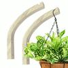 2pcs 8inch Wooden Plant Hanger Hanging Plant Bracket Wall Hooks Decorative For Lanterns, Flower Bracket, Wind Chimes, Decor