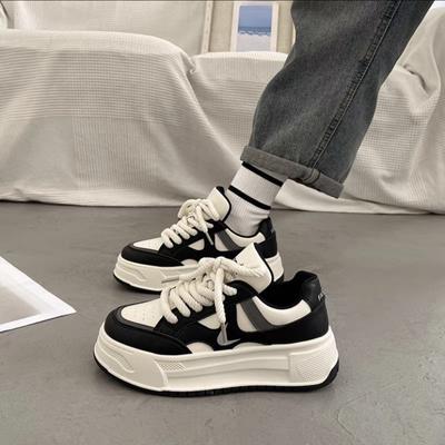 Универсальные маленькие белые туфли для увеличения роста, женские, осенние и зимние, студенческие, с толстой подошвой, новые немецкие тренировочные повседневные спортивные туфли