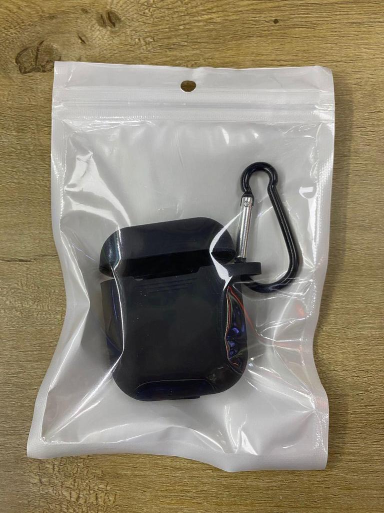 Радужный силиконовый защитный чехол для AirPods 3 с крючком