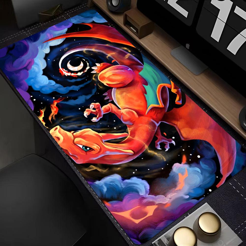 Charizard Mouse Pad Mouse Pad XXL Gaming Accessories Office Gamer Keyboard Desk Mat NonSlip Laptop Large Mousepad