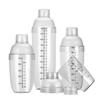 350/500/700/1000ml PC Resin Cocktail Shaker Home Bar Utensil Martini Hand Shaker Cup with Scales Milk Wine Drink Shaker Bar Tool