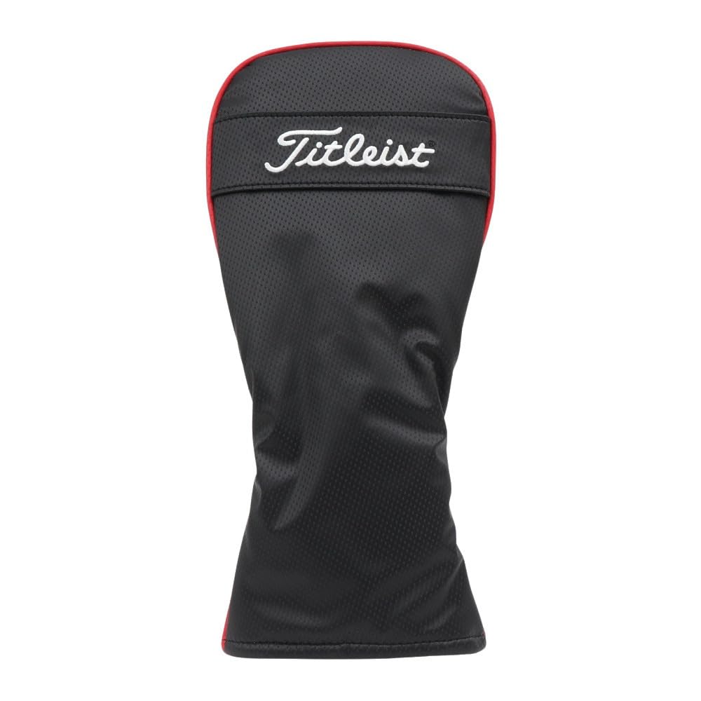 Titleist Performance Classic JE Headcover for Driving, TA23PCJEHC BKRD, Black x Red