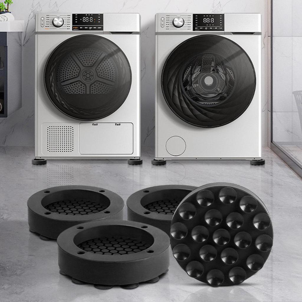 Антивибрационная подкладка для ножек стиральной машины Силиконовый нескользящий коврик Универсальный бесшумный коврик с повышенной высотой Подкладка для ножек холодильника