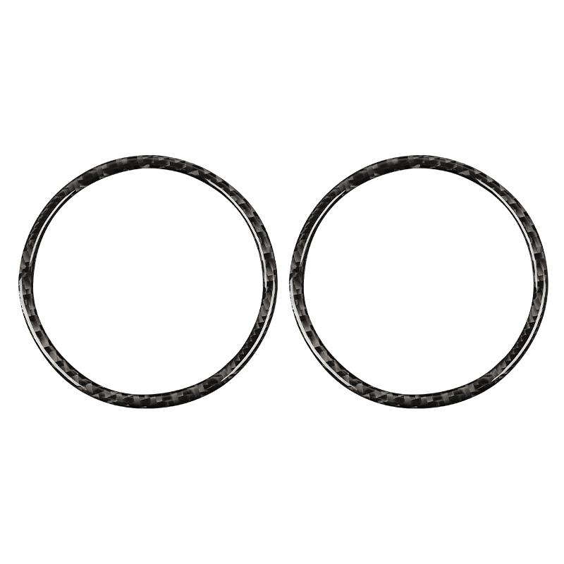 Для Ford Mustang GT 2015-2021 автомобильные аксессуары из углеродного волокна салон авто дверь o динамик украшения рамка наклейки отделка крышка