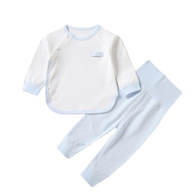 Baby Cotton Underwear Set High Waist Belly Support Long Sleeve Sleepwear Newborn Infant Toddler Winter