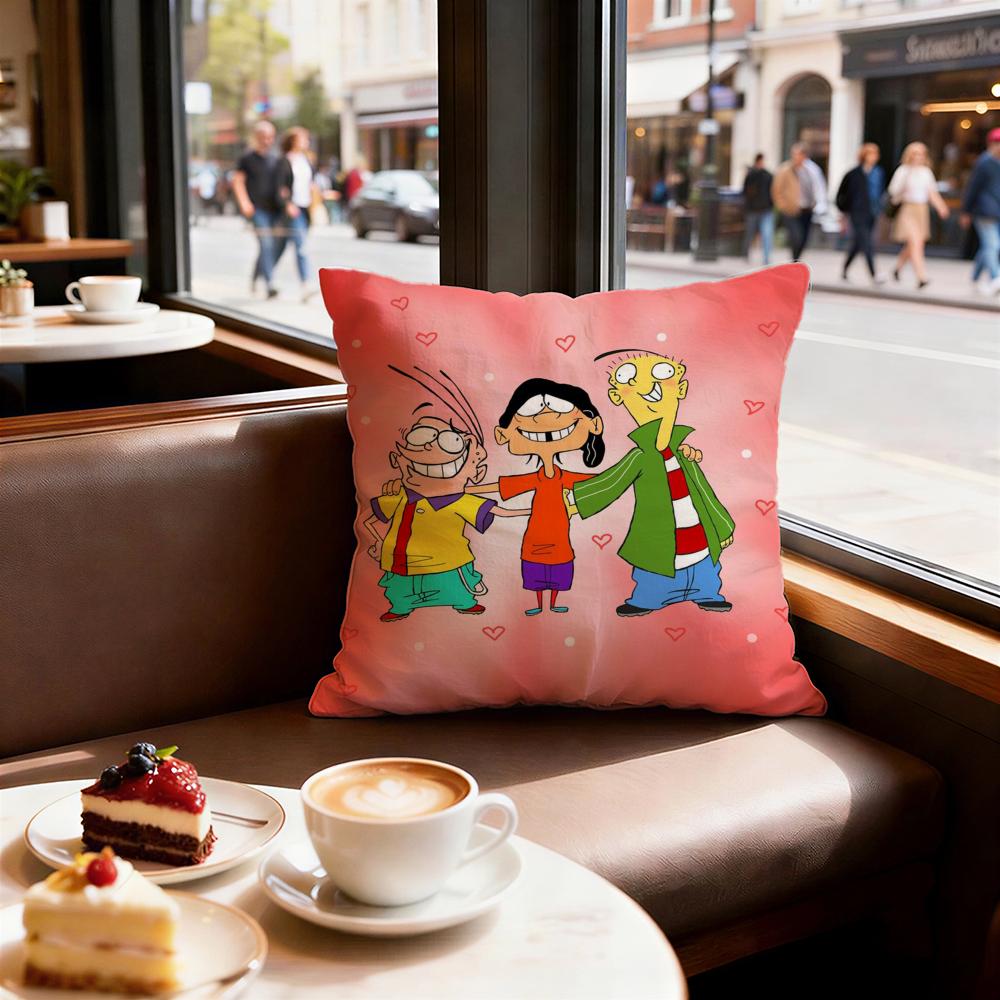 Cartoon Ed Edd N Eddy Cushion Cover Decorative Cushions Covers Cover Sofa x Pillow Piece x x Pillowcase