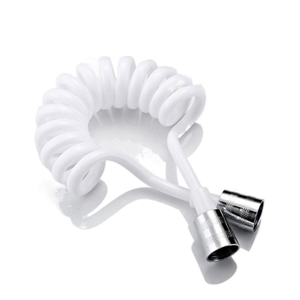 Spring-Shaped Sprayer Bathroom Accessories Tube Faucet Hose Shower Hose Extension Pipe Water Pipe