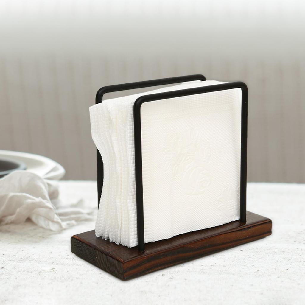 Vertical Napkin Holder Desktop Ornament Creative Tissue Dispenser for Dining