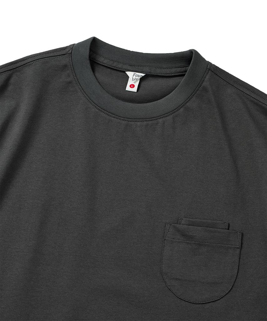 FOUNDPOCKET Yudi Pocket T-Shirt Gray