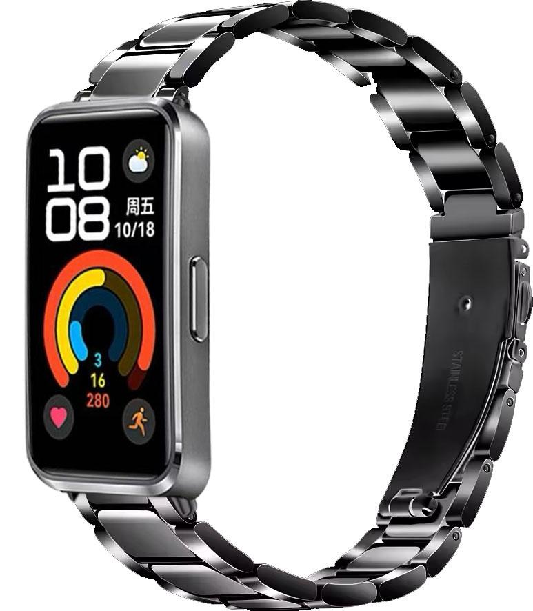 Металлический ремешок для Huawei Band 10 9 8 Умные часы Нержавеющая сталь Сменный браслет Наручный ремешок Для Huawei Band 8/9/10 Аксессуары