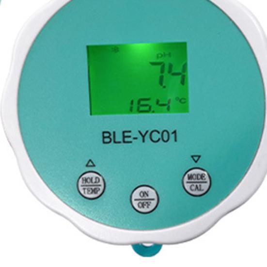 6-in-1 Smart Pool Water Tester Digital Display IP67 Waterproof Bluetooth-compatible