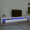 VidaXL TV Stand with LED Lights Entertainment Center Storage Media Console Living Room Furniture Home 3152802